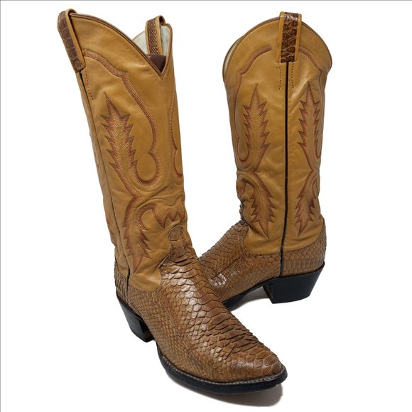 larry mahan snakeskin boots